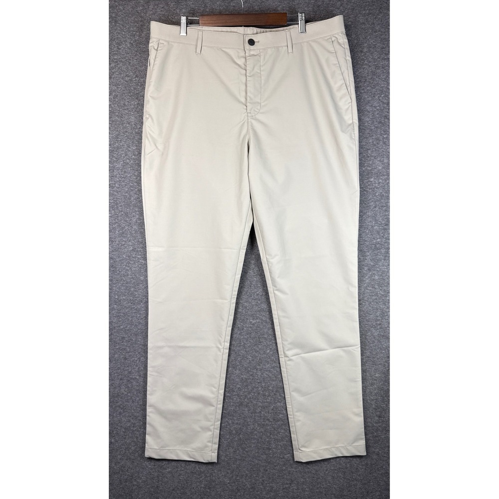 Banana Republic Athletic Fit Khaki Chino Pants Men Sz 40 Travel Performance NWOT